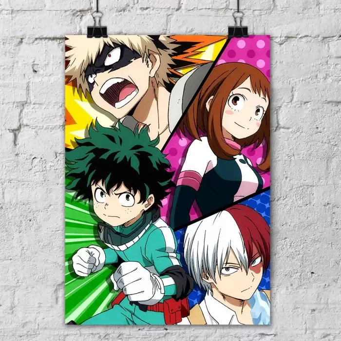 ����� ����� ������ �� ����� Boku no Hero Academia - Izuku Midoriya, Ochako Uraraka, Katsuki Bakugou, Shouto Todoroki