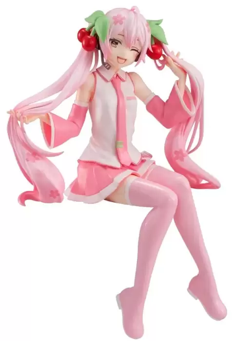 ������� Vocaloid Noodle Stopper Figure Sakura Miku Wink Ver.
