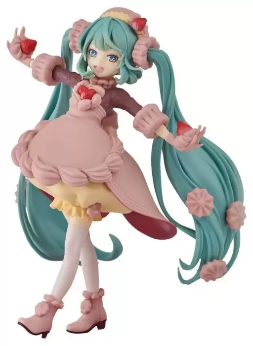 ������� FuRyu Vocaloid Hatsune Miku SweetSweets Series PVC Statue Hatsune Miku Strawberry Chocolate Ver.