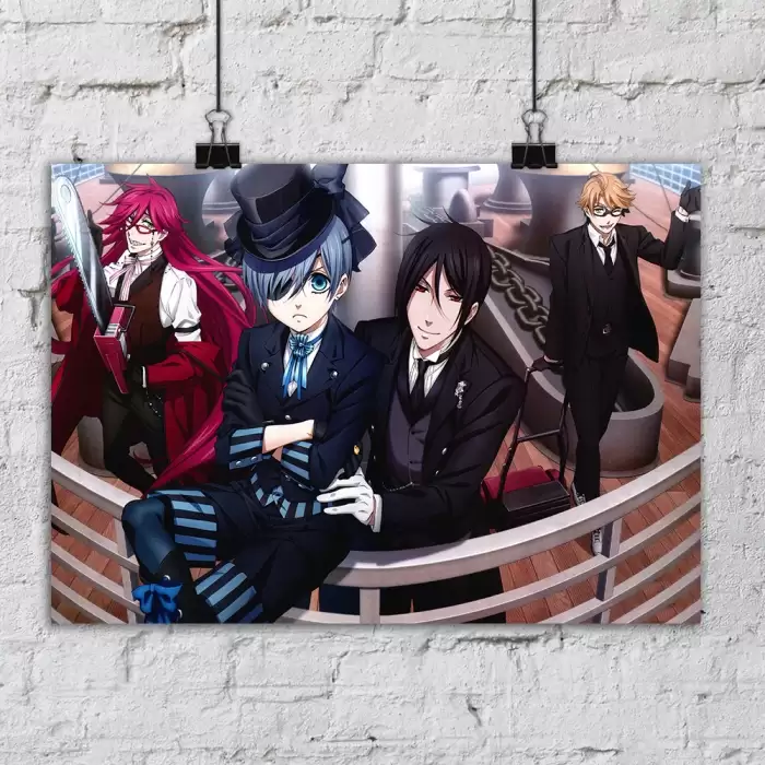 ������ ������ ���������: Book of the Atlantic Grell, Ciel, Sebastian, Ronald