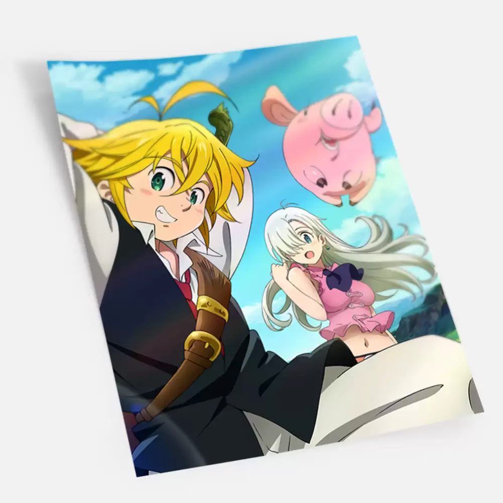 ������ Nanatsu no Taizai - Elizabeth Liones, Hawk � Meliodas