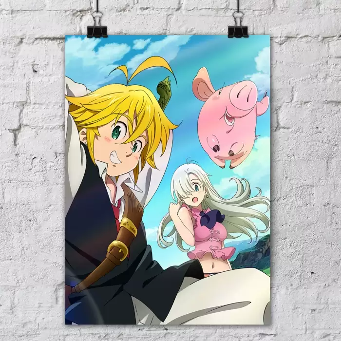 ������ Nanatsu no Taizai - Elizabeth Liones, Hawk � Meliodas