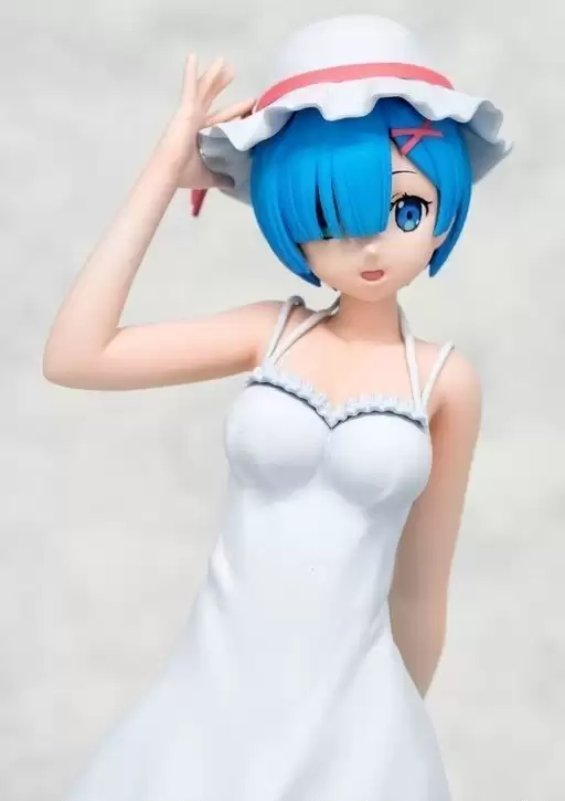 ������� Sega ReZero Rem White Summer Dress