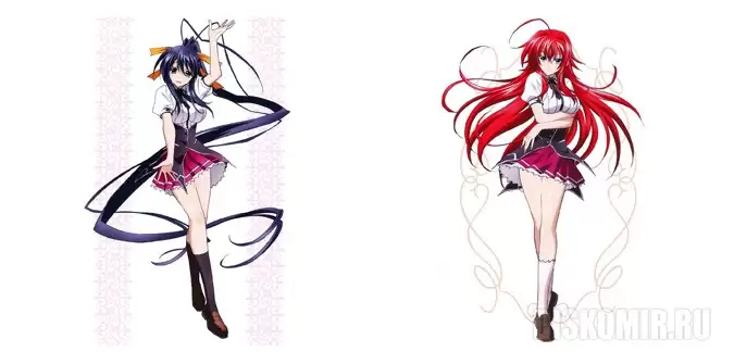 ������� ��� ������� ������ ������� ����� - Rias Gremory � Himejima Akeno
