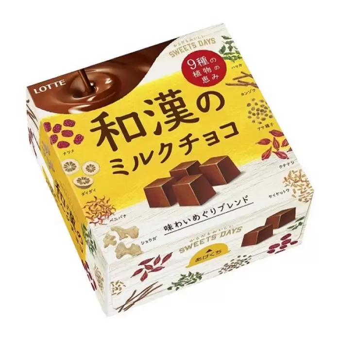 ������� ��������� �������� � ��������� ������� Milk Chocolate Herb Brend