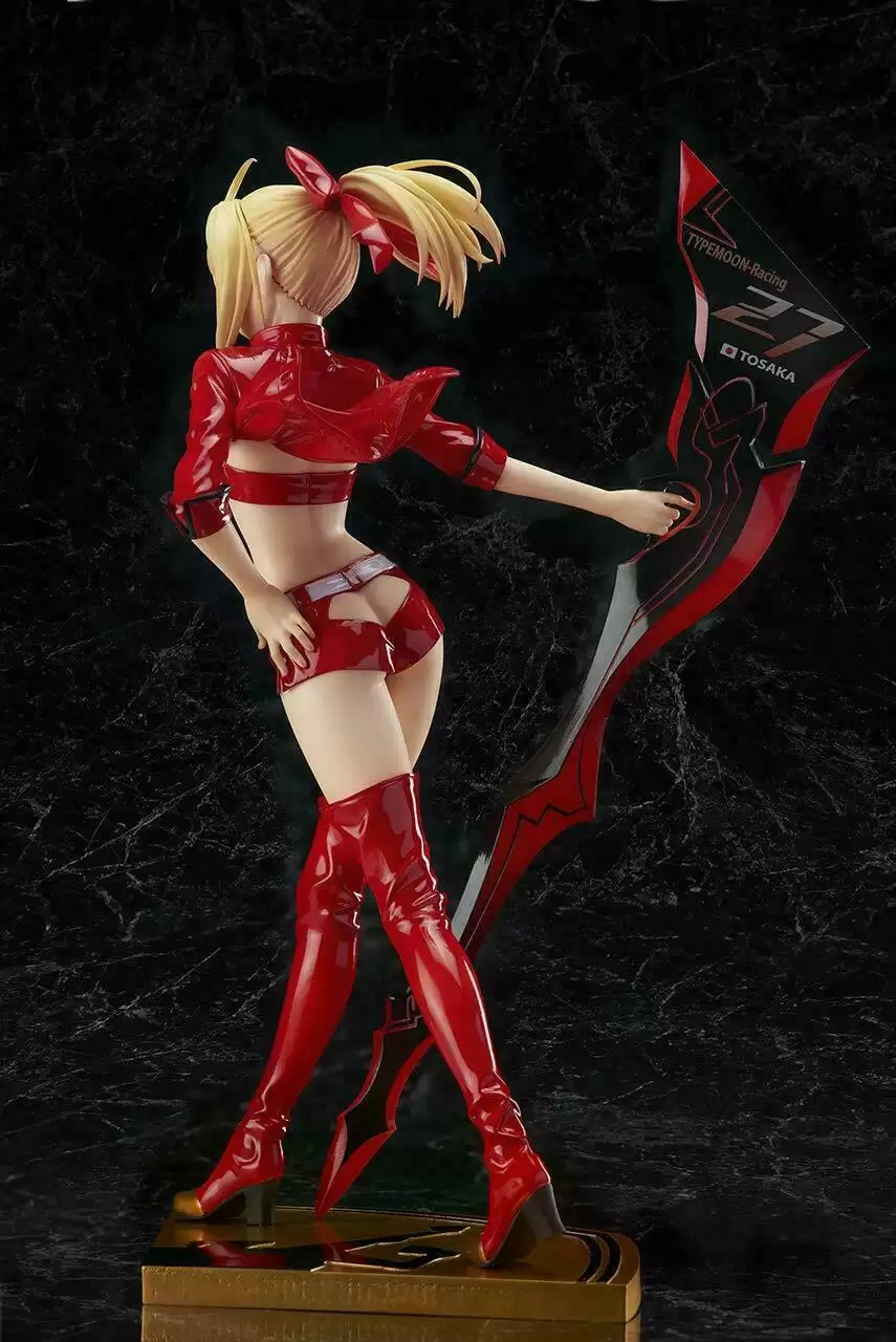 ������� Plusone, Stronger Fate/EXTRA - Saber EXTRA - 1/7 - Type-Moon Racing ver. Figure