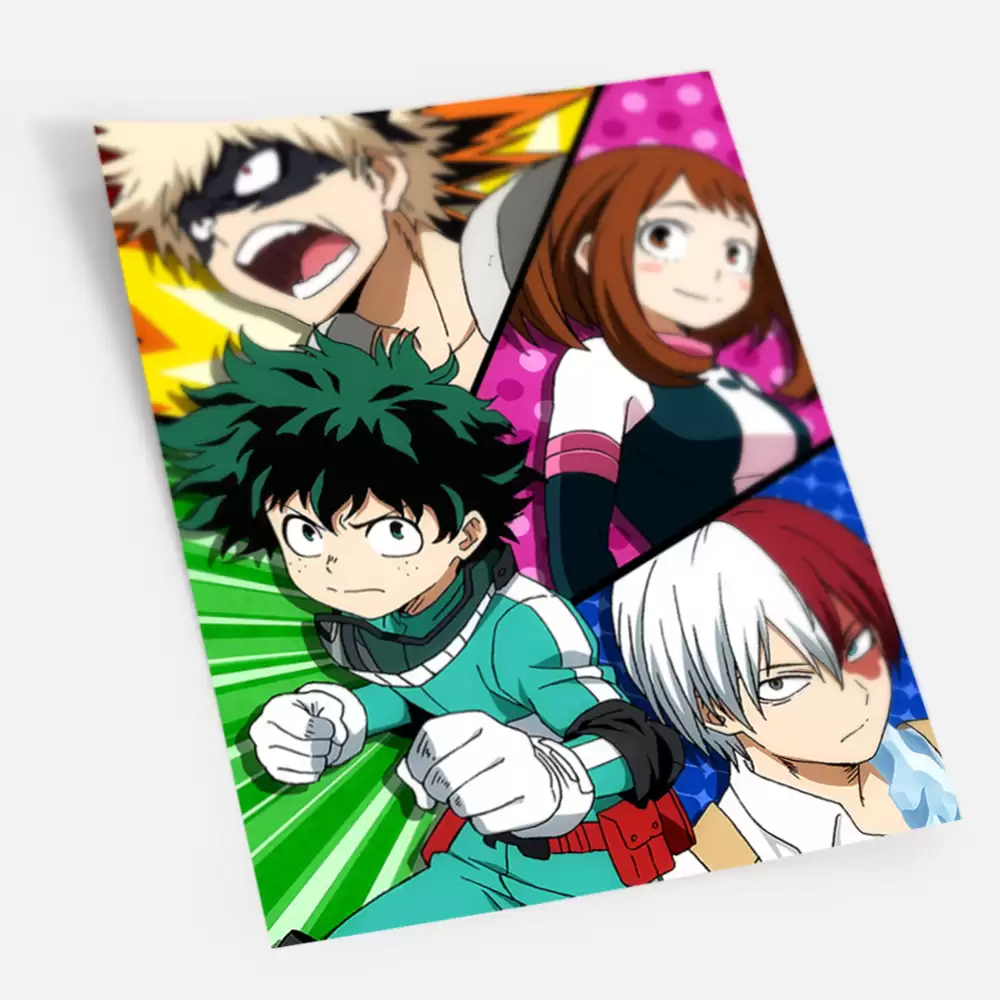����� ����� ������ �� ����� Boku no Hero Academia - Izuku Midoriya, Ochako Uraraka, Katsuki Bakugou, Shouto Todoroki