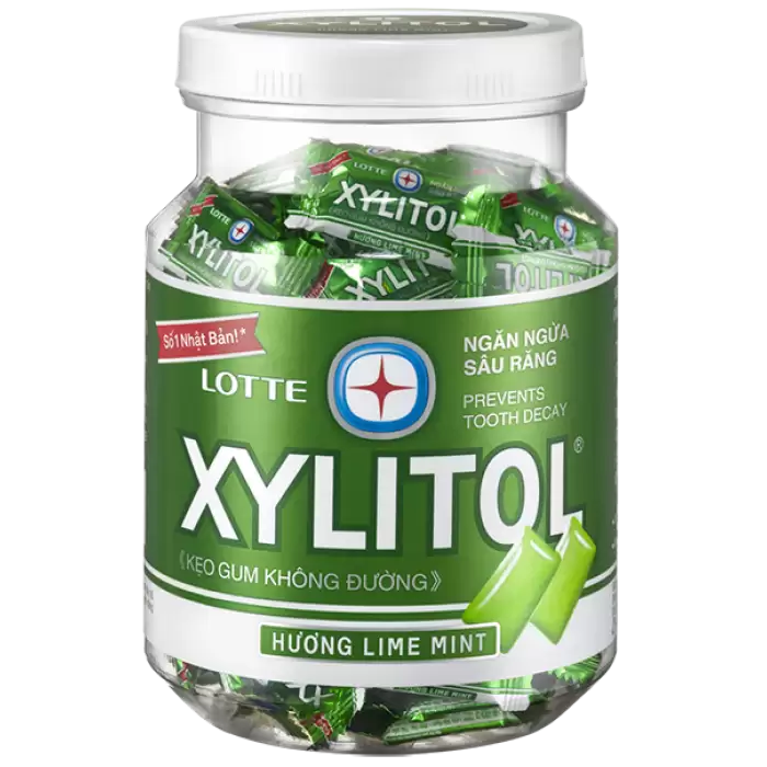 ����������� ������� Lotte ����� Xylitol Cool Mint �� ������ ����� � ���� � �����