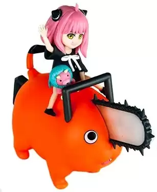 ������� ����� ������ Anya Forger Riding Pochita
