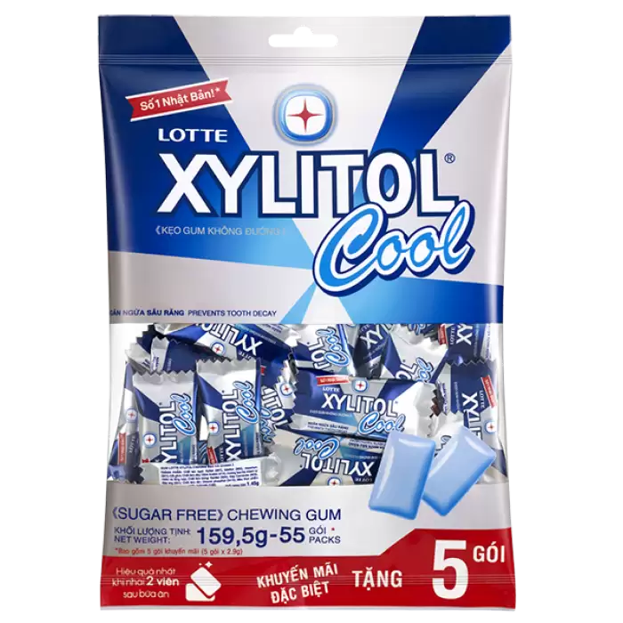 ����������� ������� Lotte ����� Xylitol Cool Mint ���������� ���������� ���� � ������