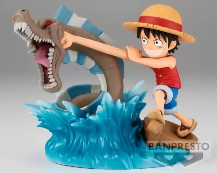 ������� One Piece World Collectable Figure Monkey D. Luffy vs Local Sea Monster