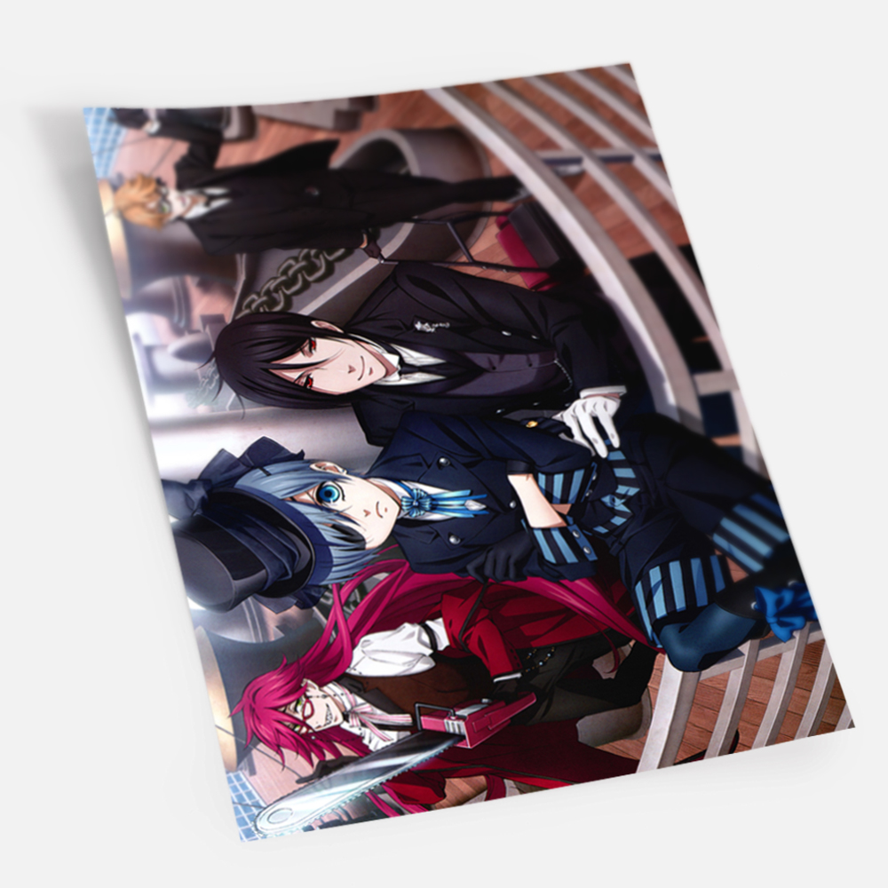 ������ ������ ���������: Book of the Atlantic Grell, Ciel, Sebastian, Ronald