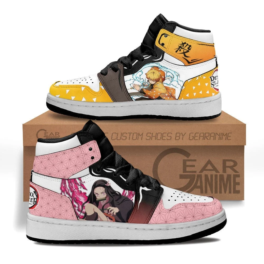 ��������� Demon Slayer Zenitsu Agatsuma and Nezuko Kamado Kids Sneakers