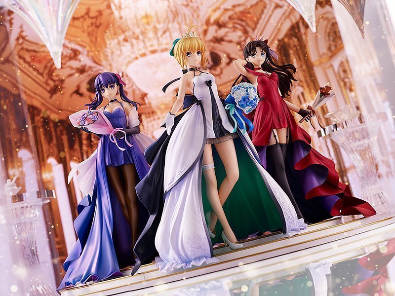 ������� Fate/stay night - Saber, Tohsaka Rin, Matou Sakura 15th Celebration Dress Ver. 1/7 Premium Box