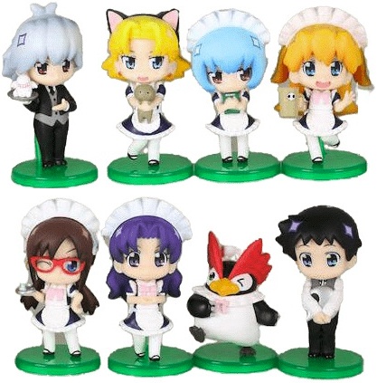 ������� � ������������ Banpresto Evangelion Ichiban Kuji Petit Eva School Festival Maid Cafe