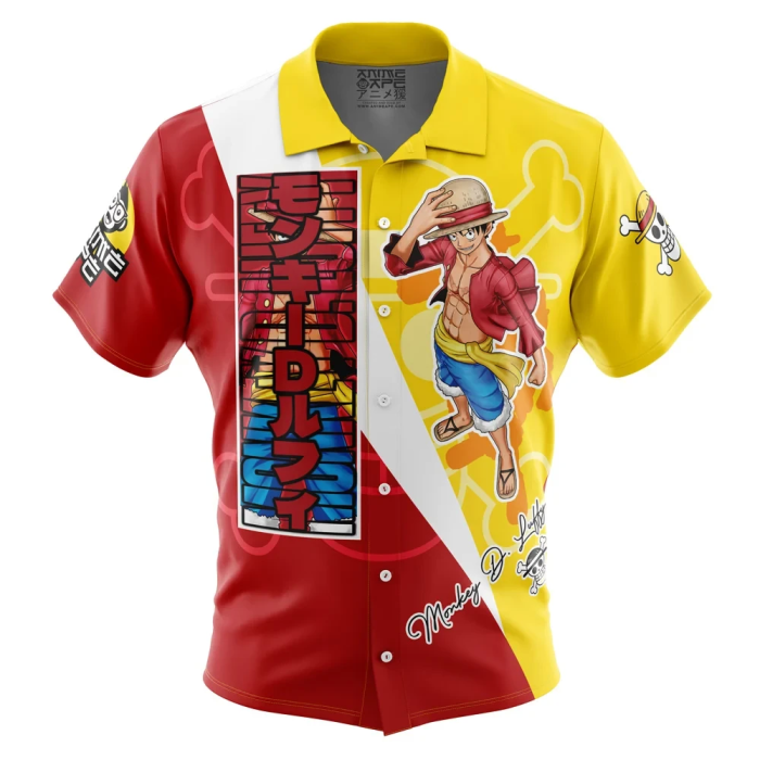 ������� Luffy One Piece Hawaiian