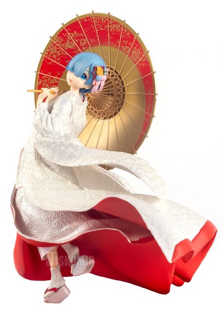 ������� ����� � �������������� ���� � ����o Rem Ram White Kimono Bride with umbrella Ver.