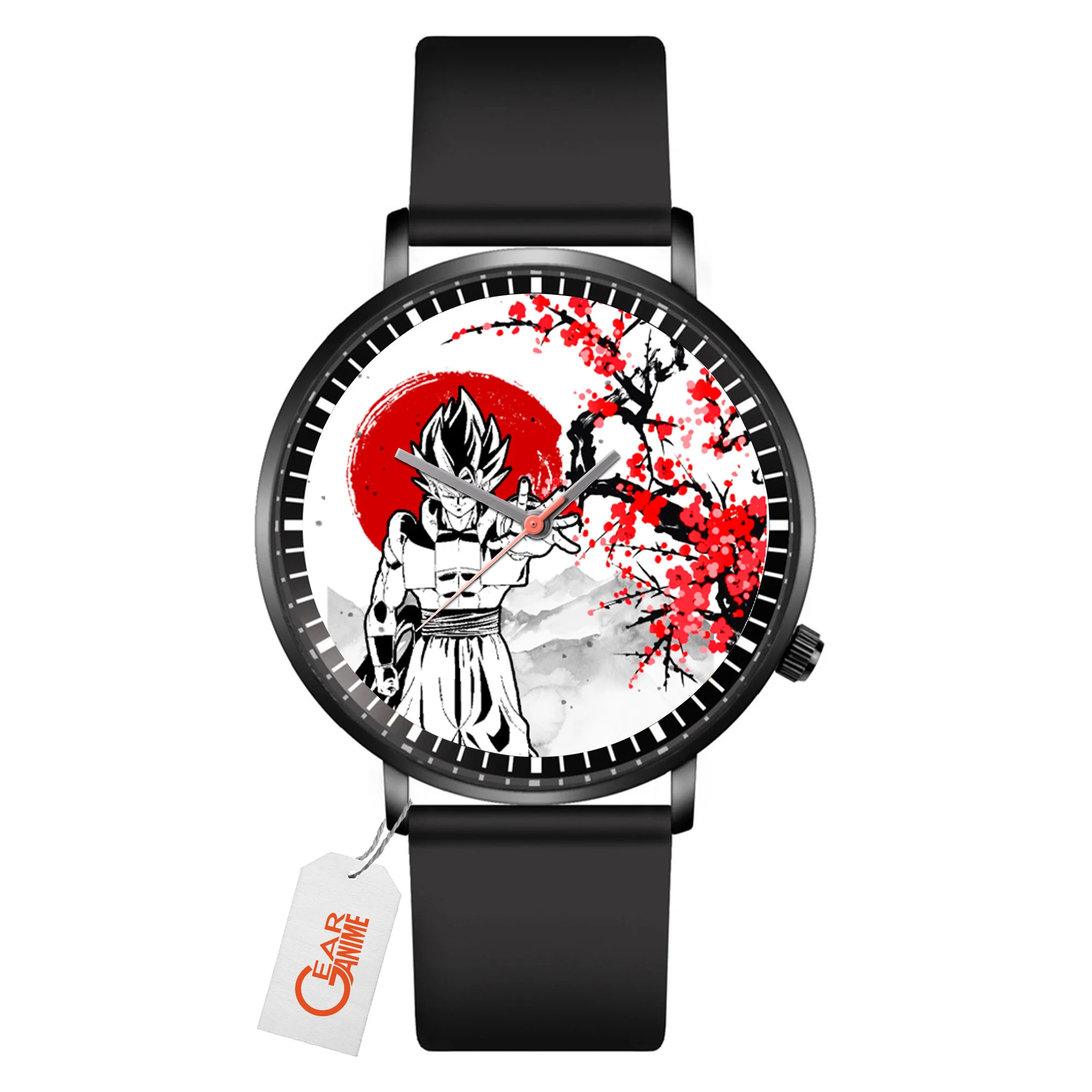 ���� Dragon Ball Gogeta Leather Band Wrist Watch Japan Cherry Blossom