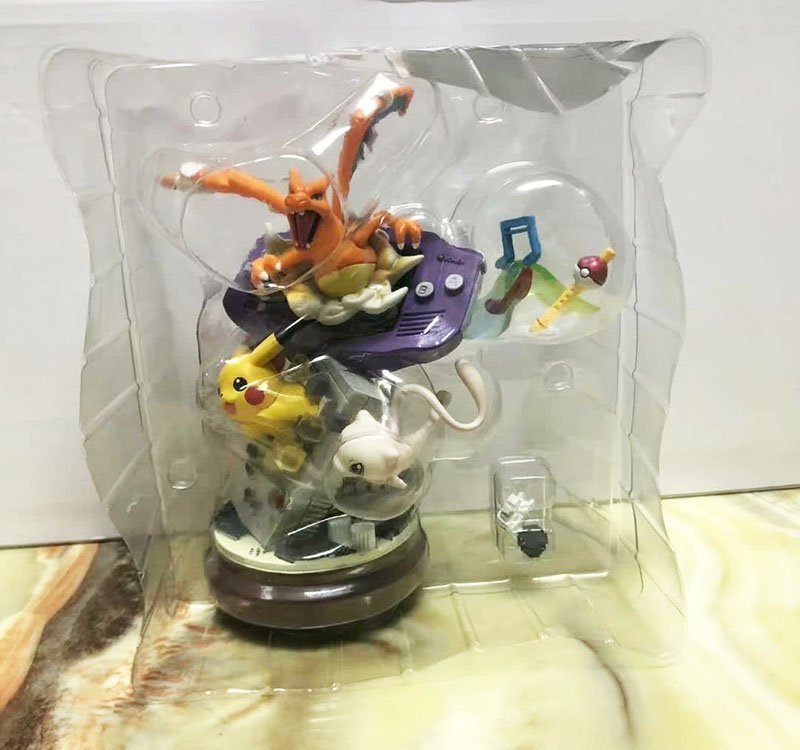 ������� ������� Pocket Monsters Pikachu with Charizard and Game Devices Statue