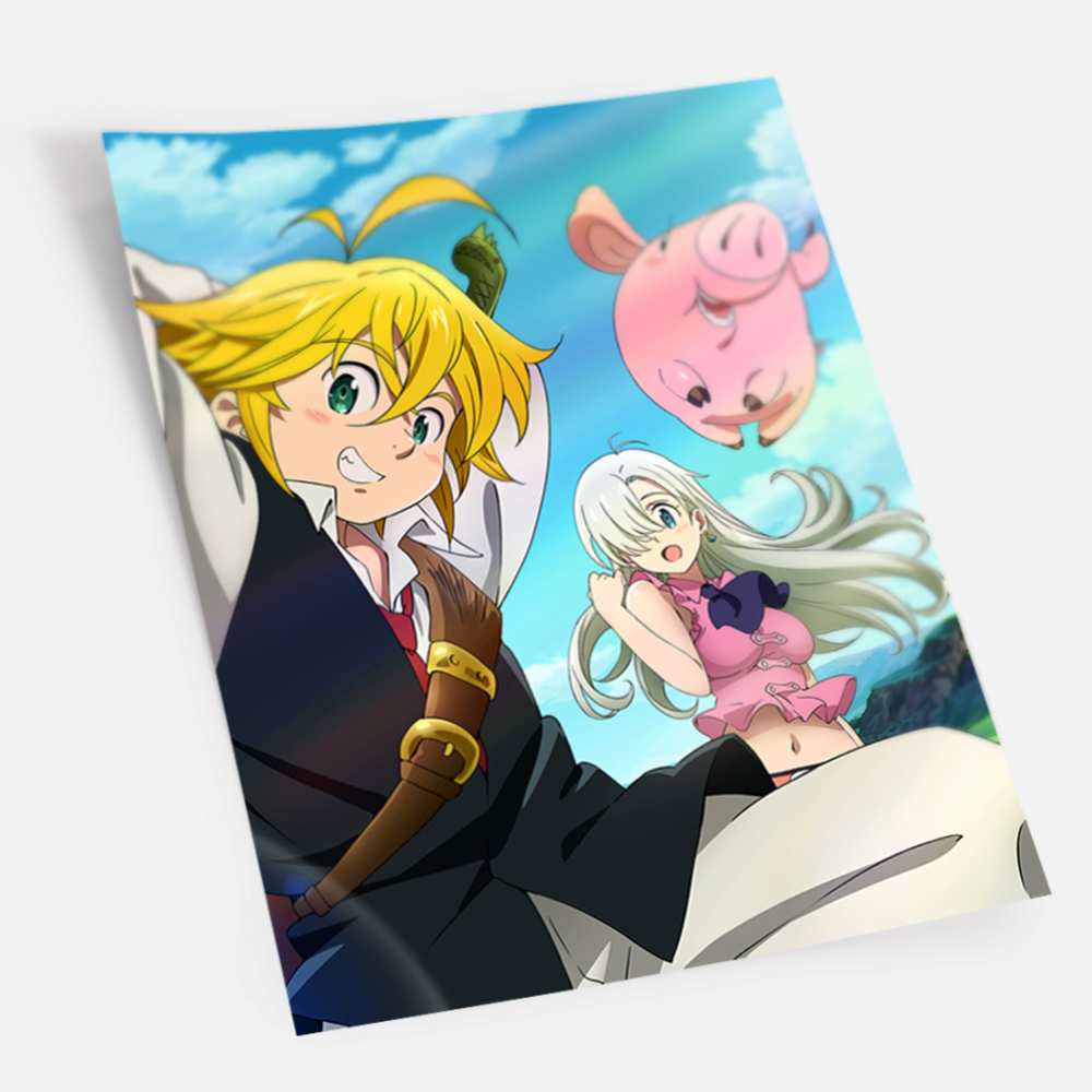 ������ Nanatsu no Taizai - Elizabeth Liones, Hawk � Meliodas