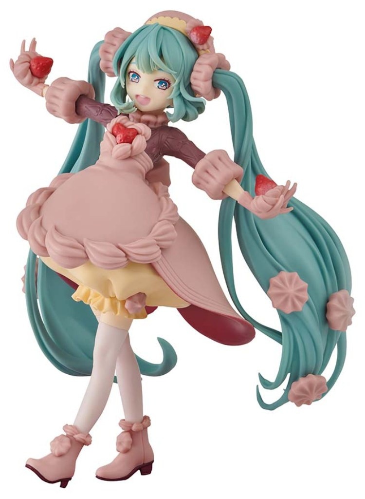 ������� FuRyu Vocaloid Hatsune Miku SweetSweets Series PVC Statue Hatsune Miku Strawberry Chocolate Ver.