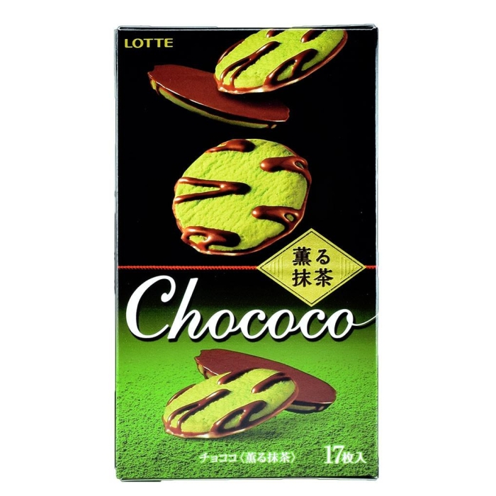���������� ������� � ������ ���� ����� "Chococo Biscuit Green Tea"