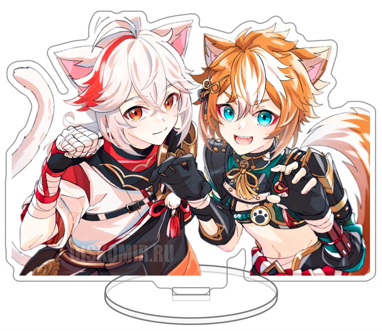 ������� ��������� ������ ������ - ������� � ���� ����� (Kazuha and Gorou Cat)