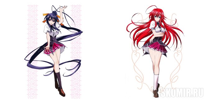 ������� ��� ������� ������ ������� ����� - Rias Gremory � Himejima Akeno