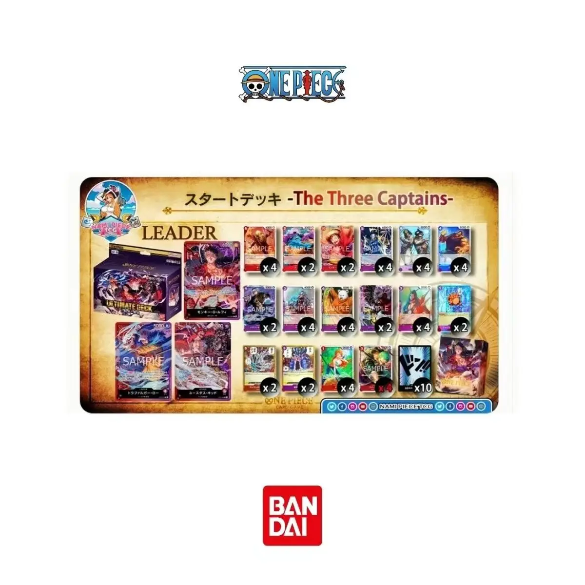 ������������� �������� Bandai Original ST-10 ���-��� / One Piece