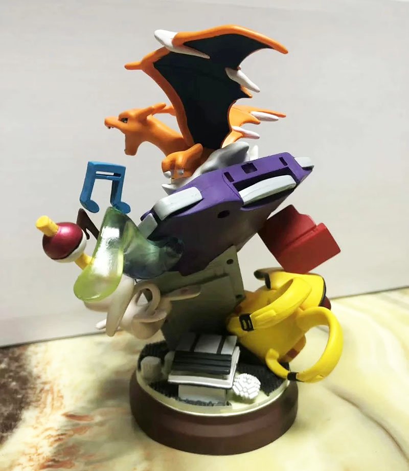 ������� ������� Pocket Monsters Pikachu with Charizard and Game Devices Statue