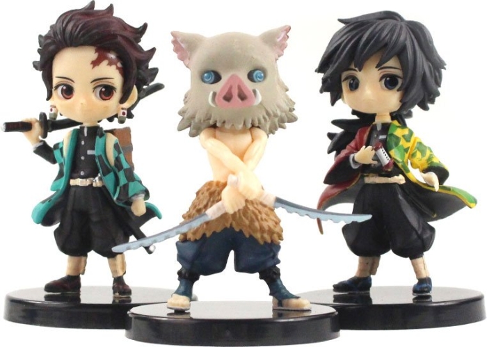 ������� "������, ����������� �������" Tanjirou, Inosuke � Giyuu Tomioka