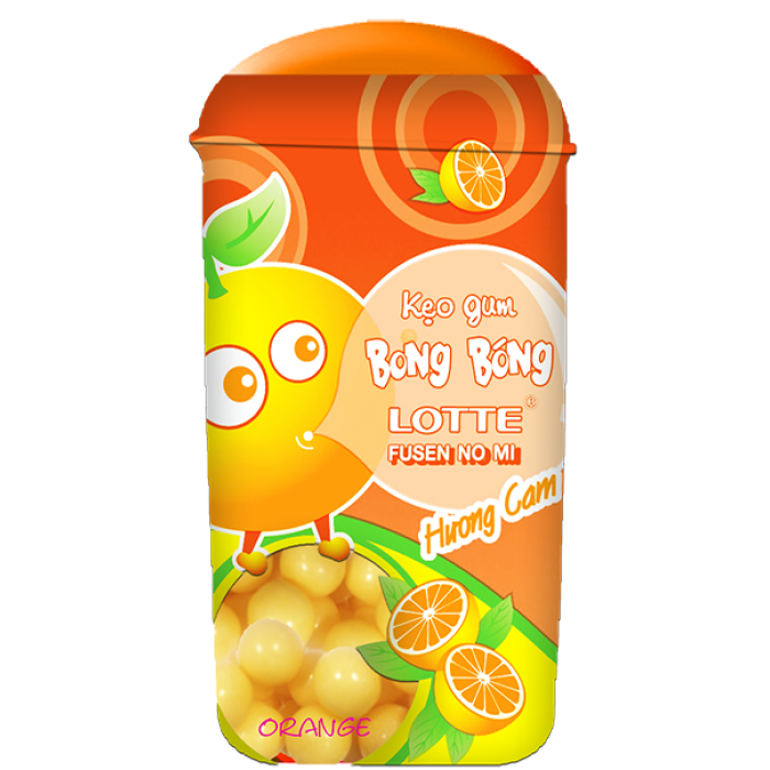 ����������� ������� Lotte ����� Fuusen No Mi Orange �� ������ ���������