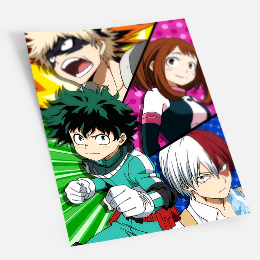 ����� ����� ������ �� ����� Boku no Hero Academia - Izuku Midoriya, Ochako Uraraka, Katsuki Bakugou, Shouto Todoroki