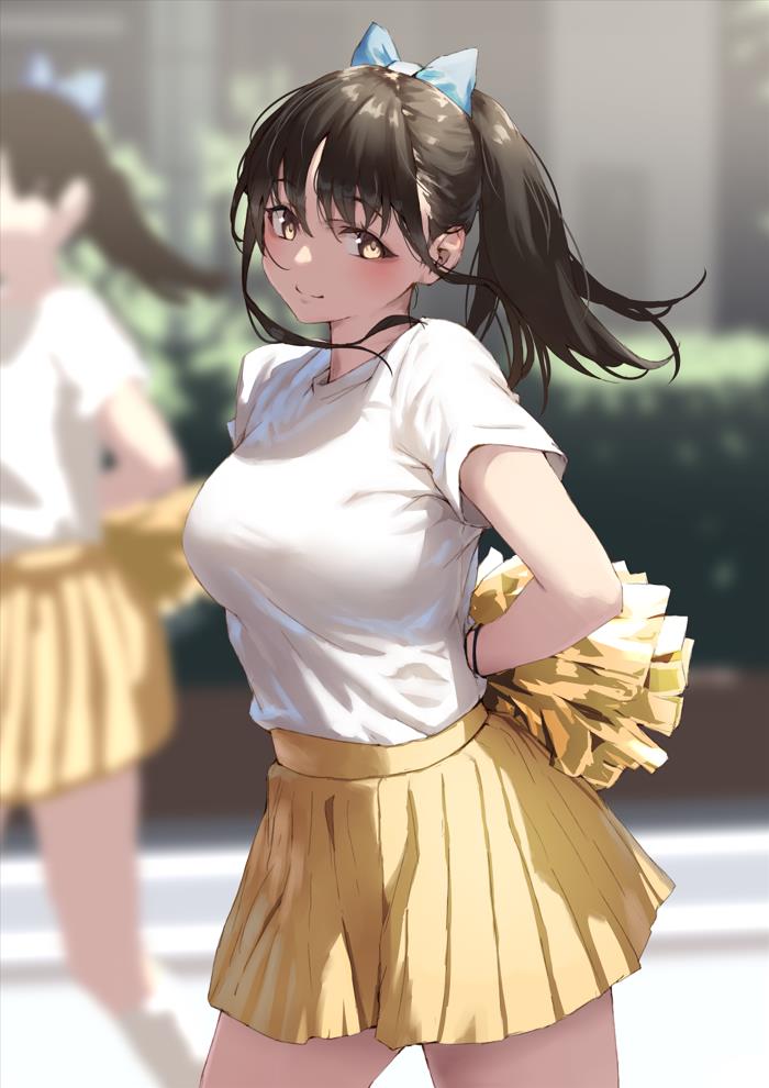 ������� Cheerleader Aya illustration by jonsun