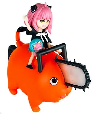 ������� ����� ������ Anya Forger Riding Pochita