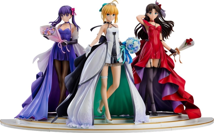 ������� Fate/stay night - Saber, Tohsaka Rin, Matou Sakura 15th Celebration Dress Ver. 1/7 Premium Box