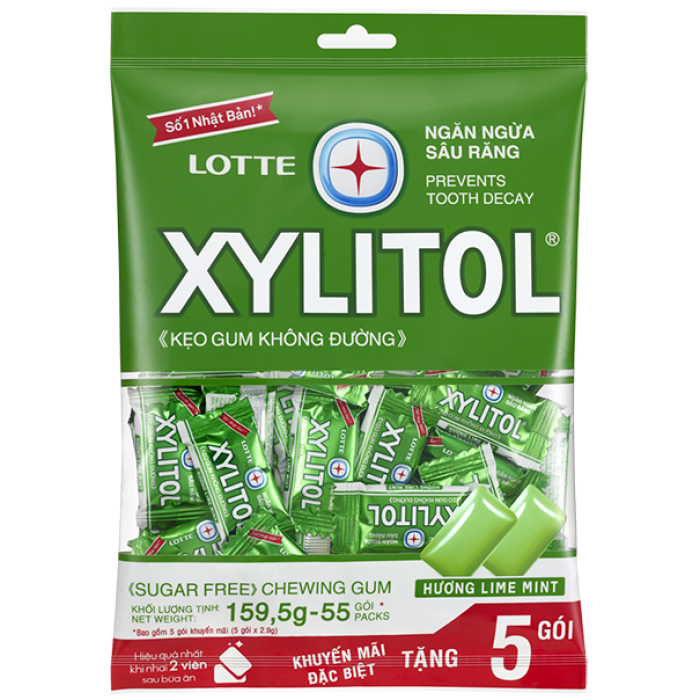 ����������� ������� Lotte ����� Xylitol Cool Mint �� ������ ����� � ���� � ������