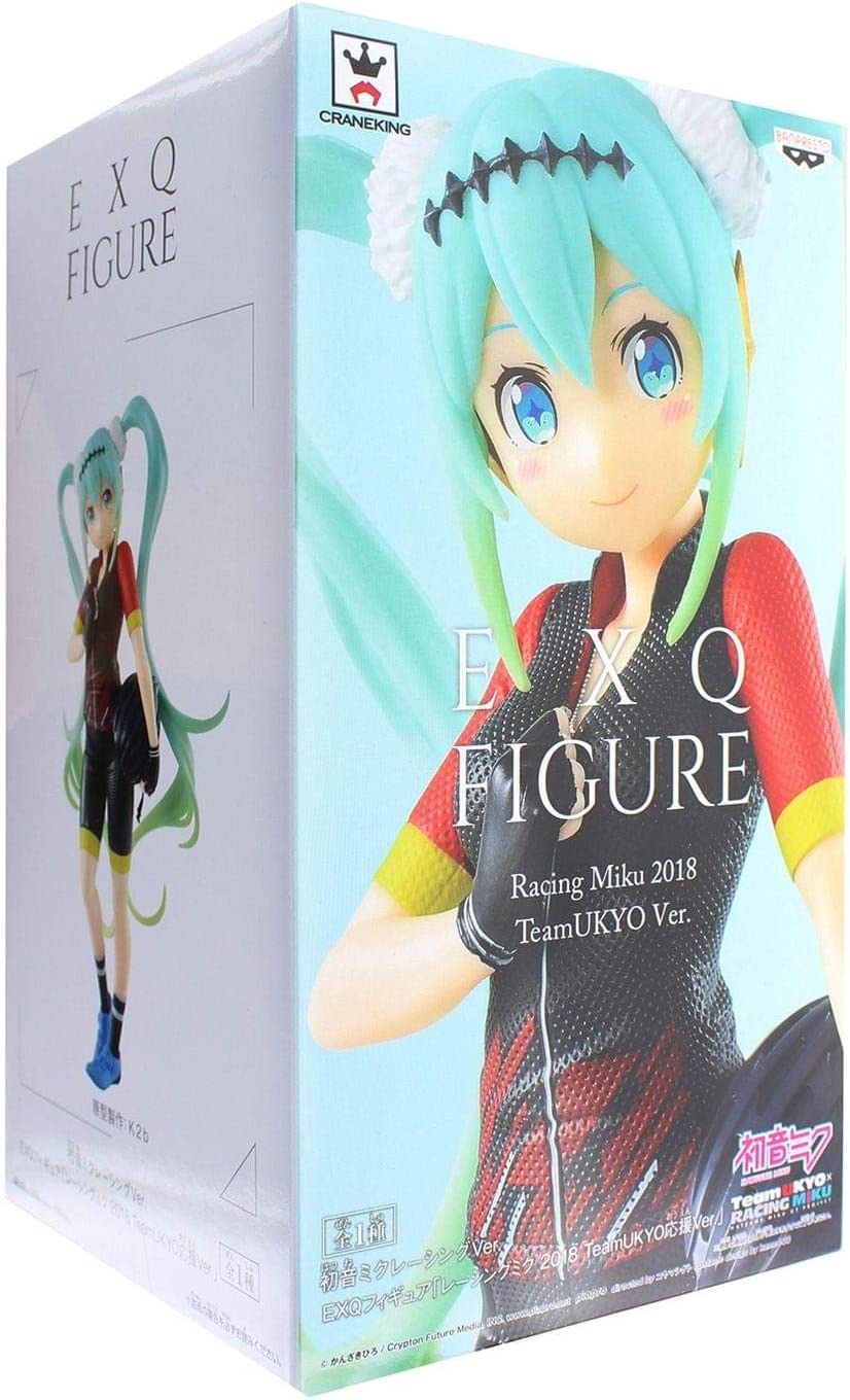  Banpresto Vocaloid Hatsune Miku Racing 2018 Team UKYO EXQ PVC Figure