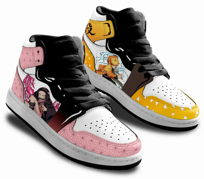 ��������� Demon Slayer Zenitsu Agatsuma and Nezuko Kamado Kids Sneakers